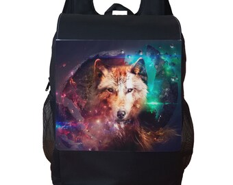 Wolf Art Boys and Girls 6-13 Years Old Cute and Interesting School Bags Wolf Art Boys and Girls 6-13 Years Old Cute and Interesting School Bags