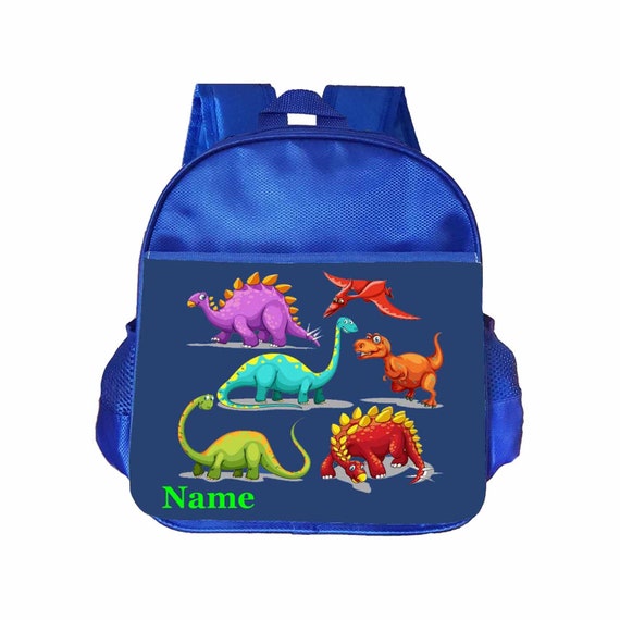 dinosaur personalised backpack