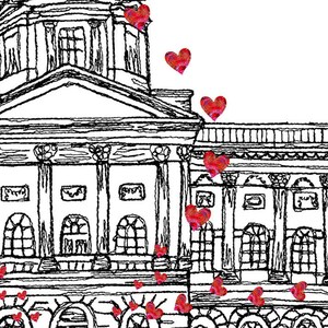 Liverpool Town hall wedding day anniversary venue card, Personalised, A4 Print only afbeelding 6