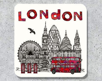 London coaster - London red bus - Capital of England