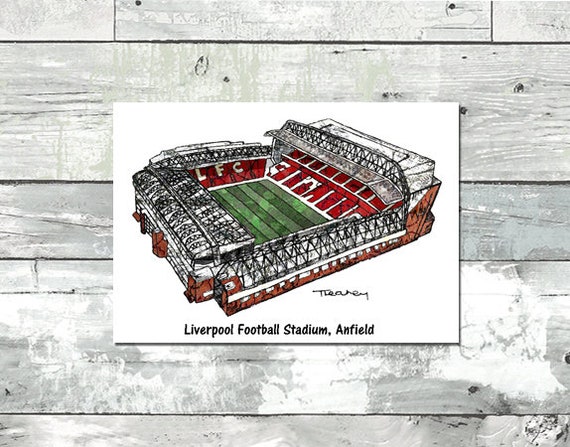 Liverpool Football Stadium Fridge Magnet Anfield Ynwa Etsy