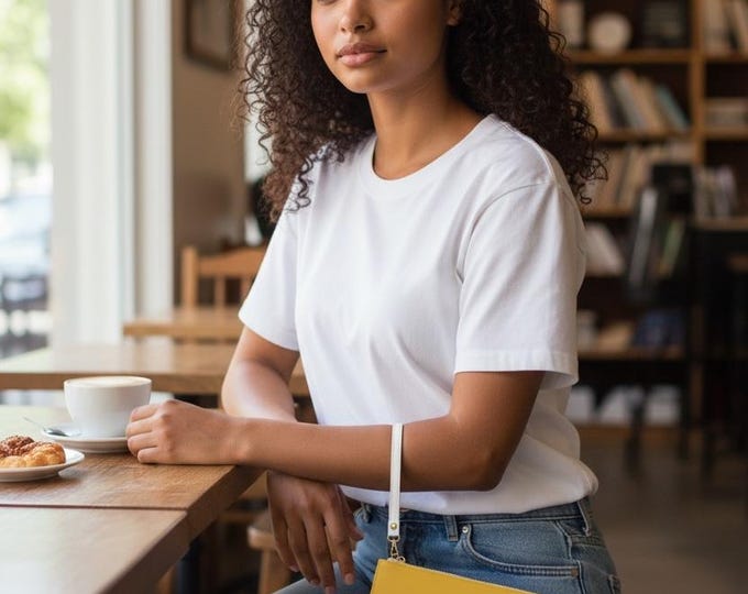 Yellow Wristlet Baseball Padres Ball and Logo Clutch | Sports Team Fan Accessory