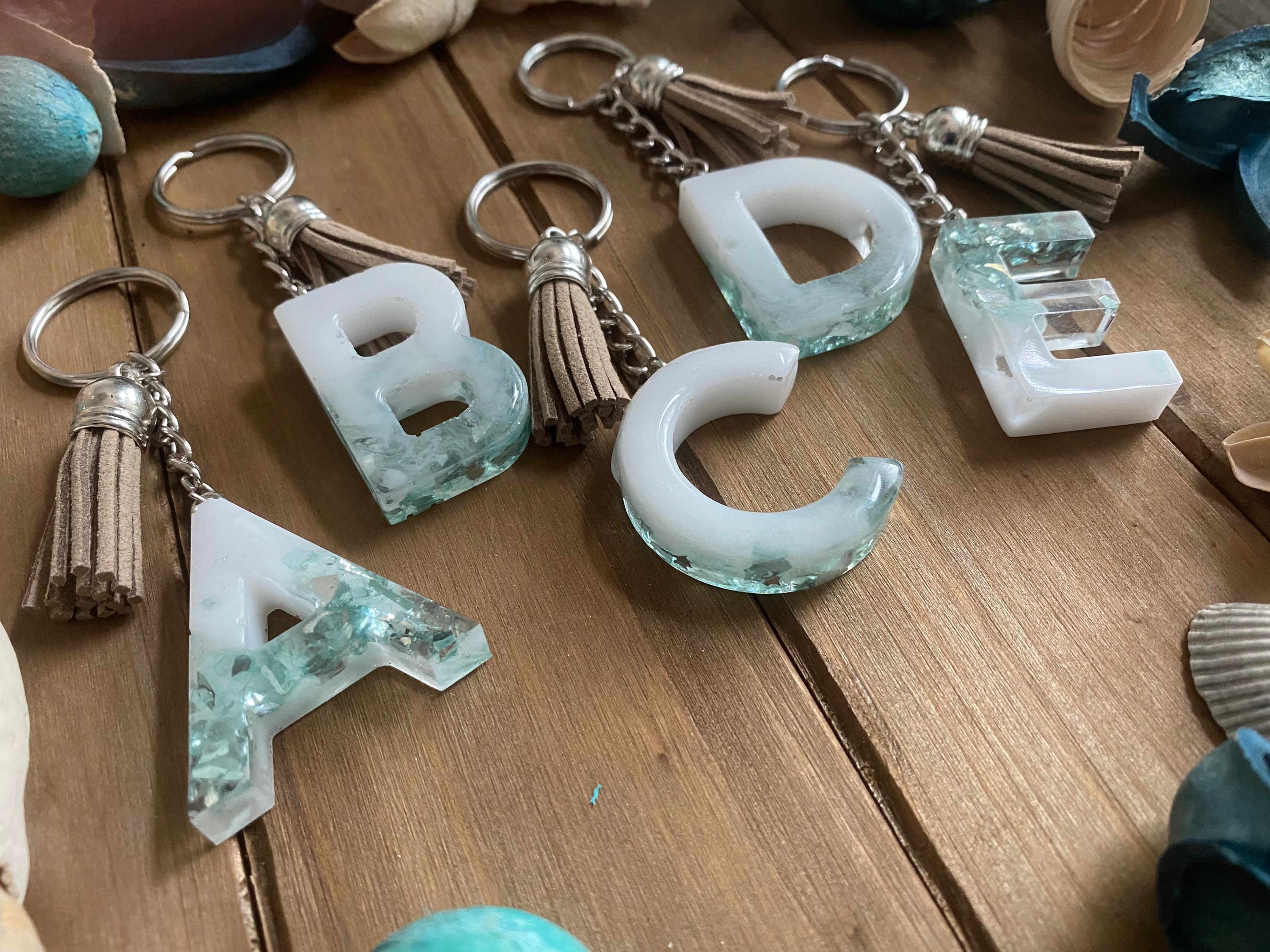 Resin Monogram Alphabet