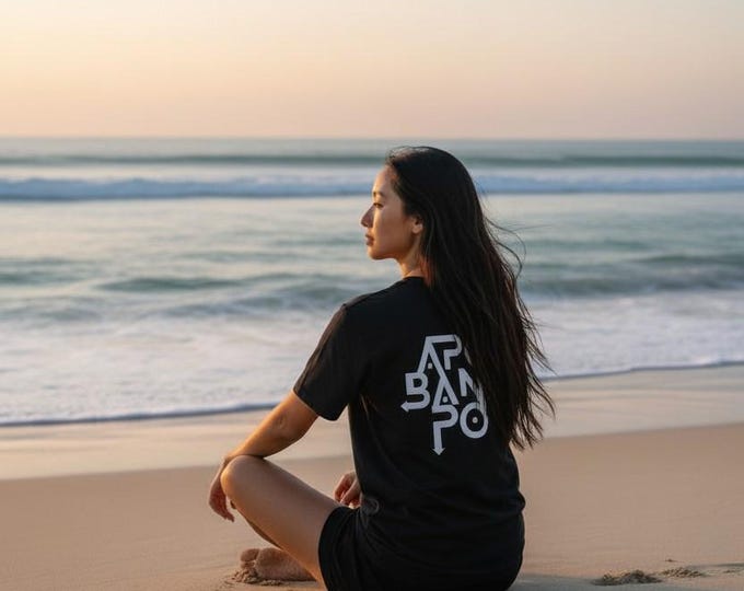 Black and White BTS Cotton Concert T-Shirt - Apobangpo Logo