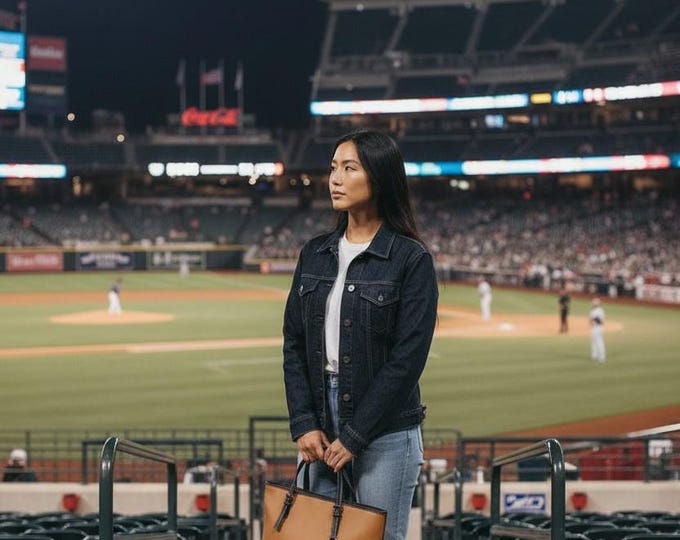 Brown Baseball Padres Logo Tote | PU Leather Shoulder Bag for Sports Fans