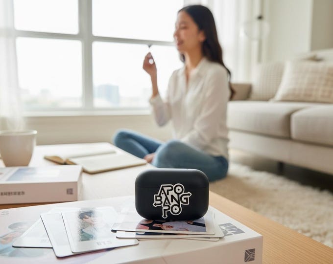 Black and White Apobangpo Sticker - K-Pop BTS Inspired