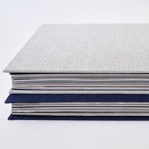 Leineneinband, Unikat, Zero Waste, Recycling, Mischpapiere, Buch A4 ca. über 120 Karten
