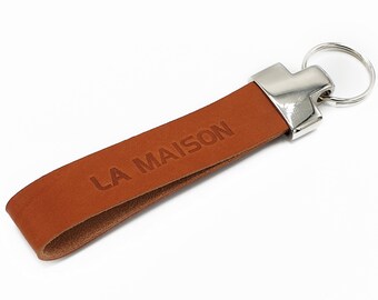 Large Leather key holder - Customizable