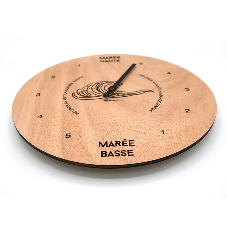 Wooden Tides Clock Etsy
