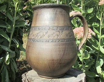 large stoneware mug mead viking mug medieval reenactment large ceramic mug hand made mugs tankard pottery beer mug huge mug beer jug
