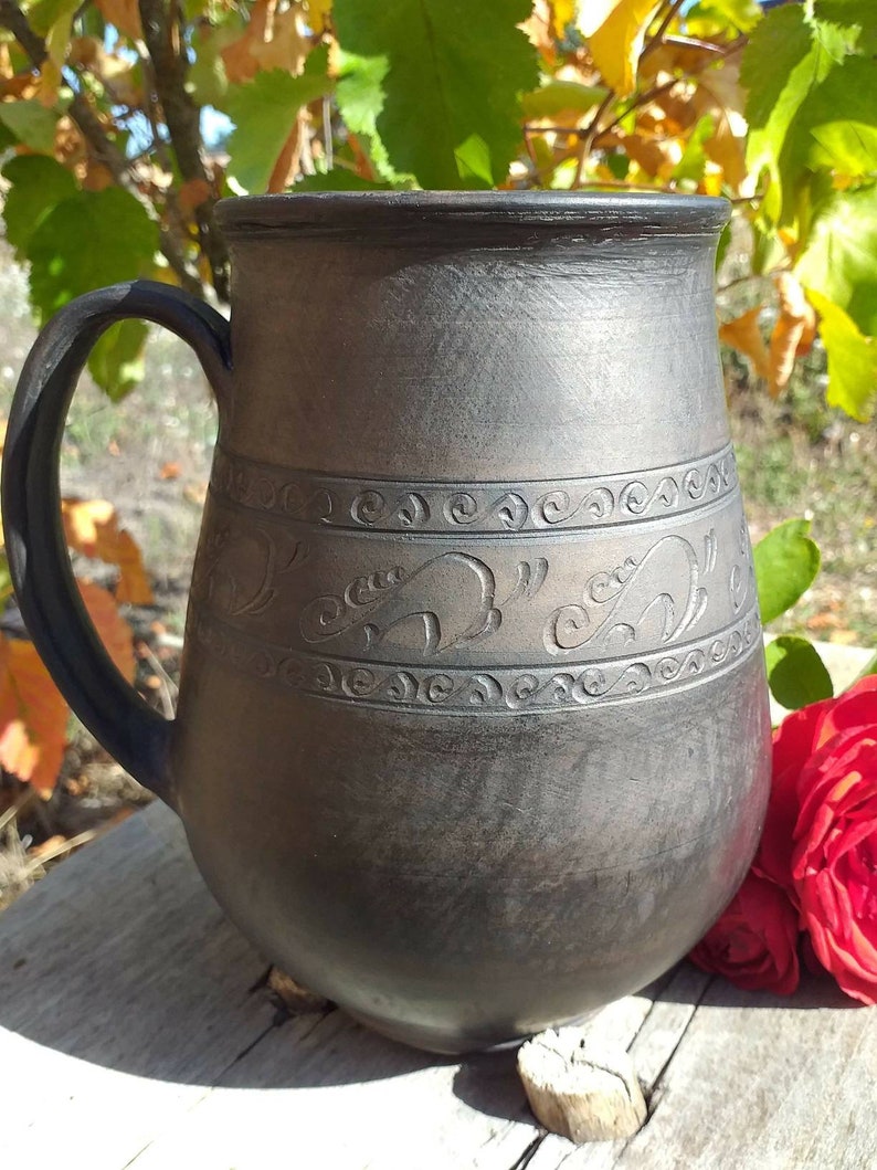large stoneware mug mead viking mug medieval reenactment large ceramic mug hand made mugs tankard pottery beer mug huge mug beer jug Style 1