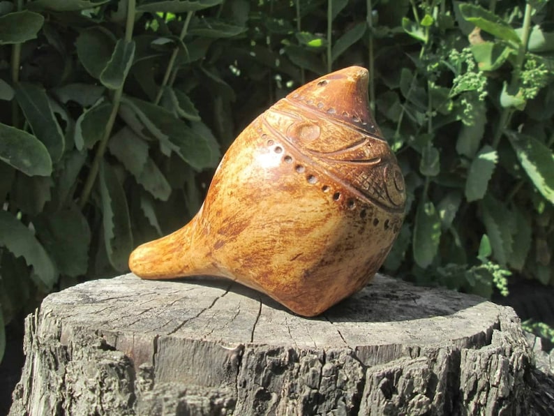 Clay ocarina instrument bird whistle ceramic ocarina music Etsy