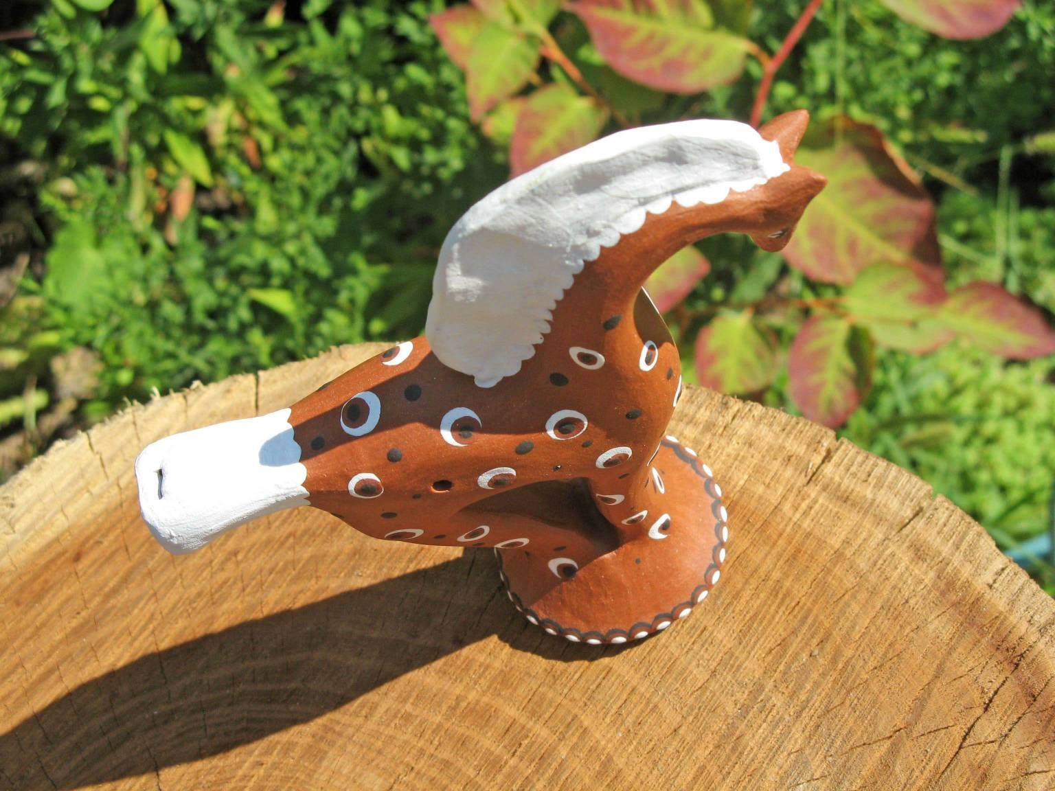 Clay Whistle Toy Horse Figurine Ceramic Horse Pottery Animals Etsy
