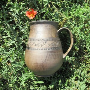 large stoneware mug mead viking mug medieval reenactment large ceramic mug hand made mugs tankard pottery beer mug huge mug beer jug image 7