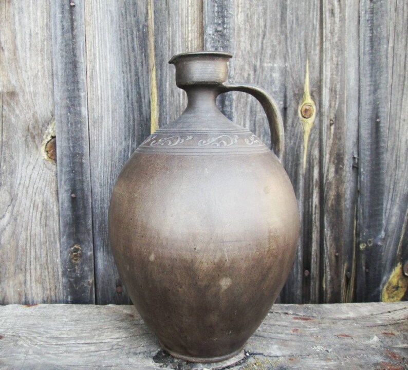 Wine decanter wine jug clay pitcher wine pitcher ceramic Etsy