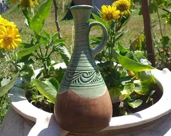 stoneware jug wine decanter water jug pottery pitcher clay jug clay pitcher clay vase stoneware pitcher pottery wine bottle ceramic bottle