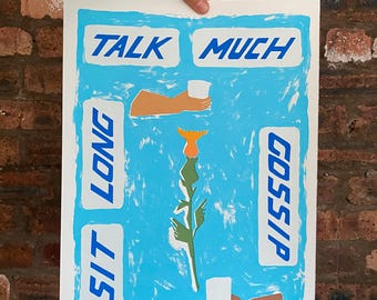 L'heure du chai sérigraphie