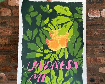 Sérigraphie fruitée - Déshabille-moi