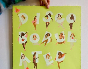 Sérigraphie Cabaret Disco