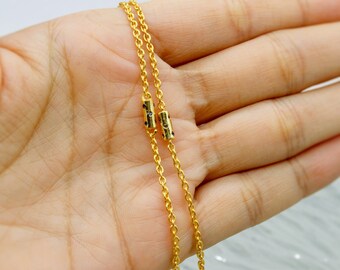 Iolith Gold Kette Halskette: Sterling Silber