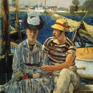 Argenteuil - Édouard Manet - Tarjeta de felicitación