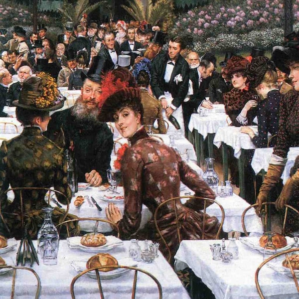 The Artist's Ladies - James Tissot - Greetings Card