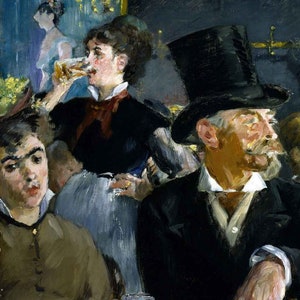 El Café-Concierto - Édouard Manet - Tarjeta de felicitación