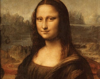 Mona Lisa - Leonardo Da Vinci - Kartka z pozdrowieniami