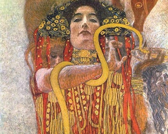 Hygieia - Gustav Klimt - Greetings Card