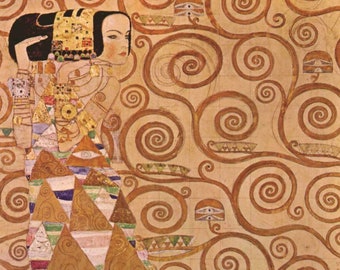 Expectation - Gustav Klimt - Greetings Card