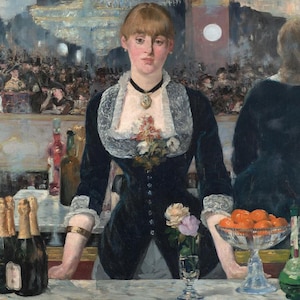 Un bar en el Folies-Bergère - Édouard Manet - Tarjeta de felicitación