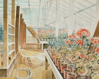 Eric Ravilious shepherds Cottage Greetings Card. - Etsy UK