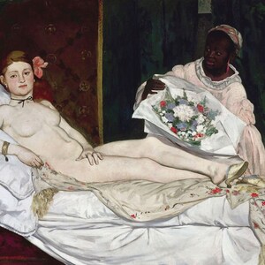 Olimpia - Édouard Manet - Tarjeta de felicitación