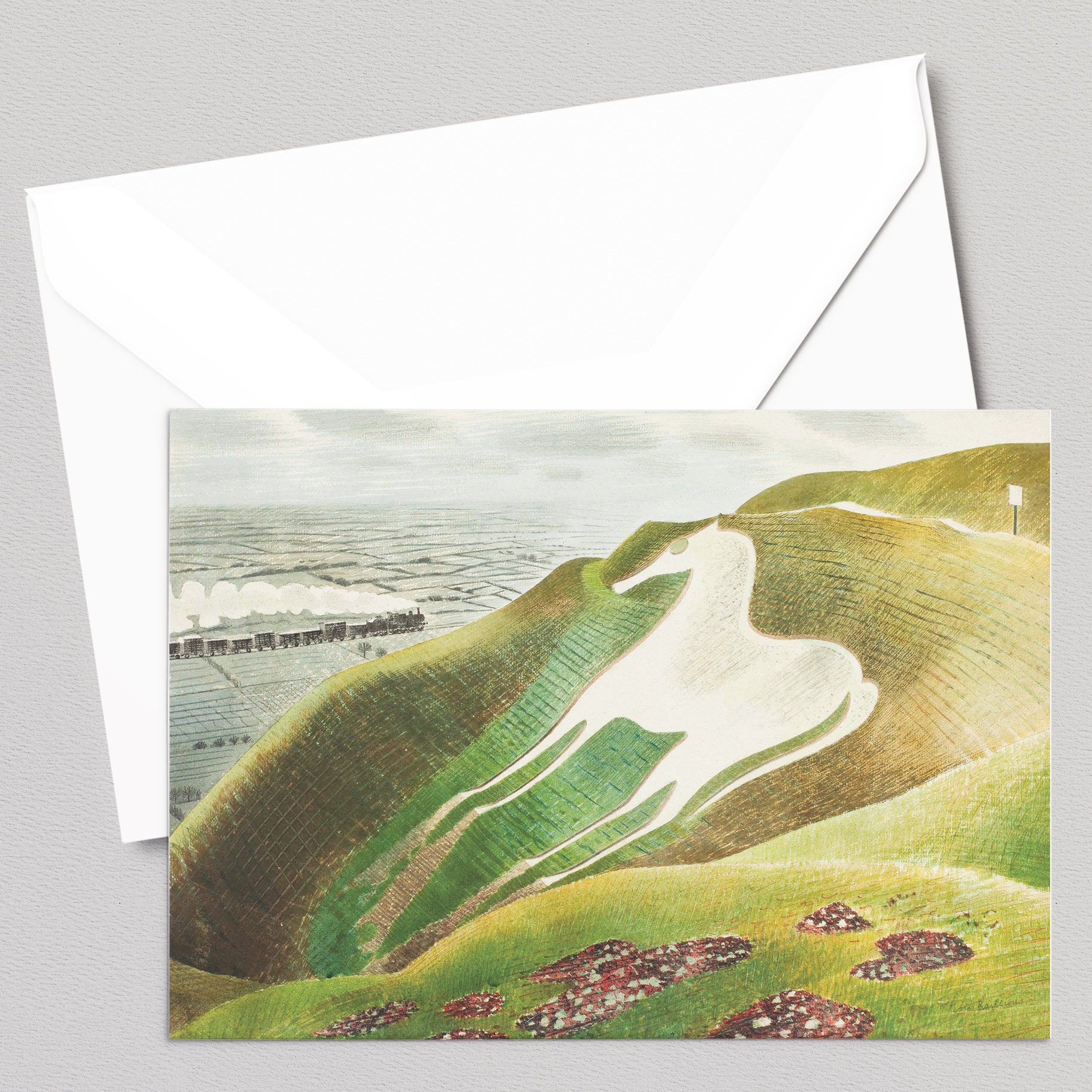 Eric Ravilious Greeting Card Collection Landscapes Set of - Etsy
