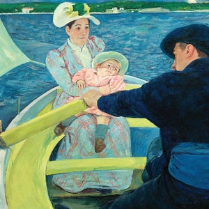 The Boating Party - Mary Cassatt - Wenskaart