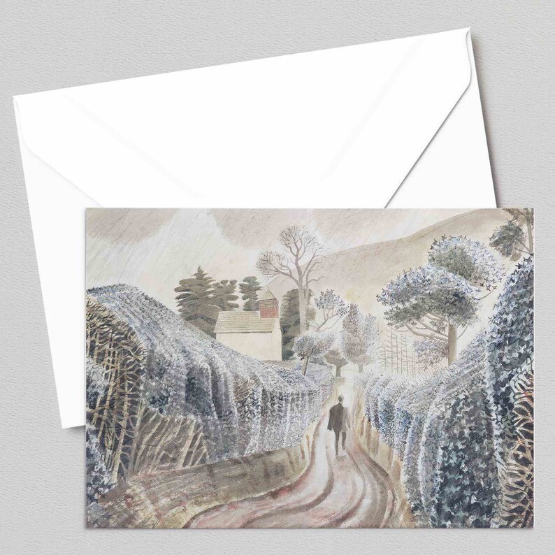 Wet Afternoon Eric Ravilious Greetings Card - Etsy