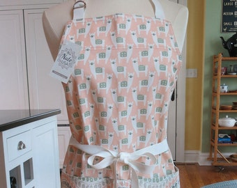 Sweet Alpaca Apron, Cute Kitchen Apron for Women, Fun Apron for Cooks, Farmhouse Apron