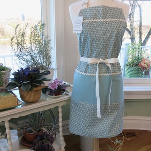 Pixie Blue Apron, Apron for Women, Womens Apron, Farmhouse Apron, Cute Apron, Vintage Apron, Chefs Apron, Full Apron, Mothers Day Gift afbeelding 4