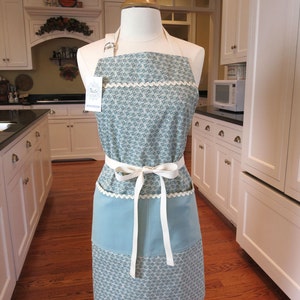 Pixie Blue Apron, Apron for Women, Womens Apron, Farmhouse Apron, Cute Apron, Vintage Apron, Chefs Apron, Full Apron, Mothers Day Gift afbeelding 2