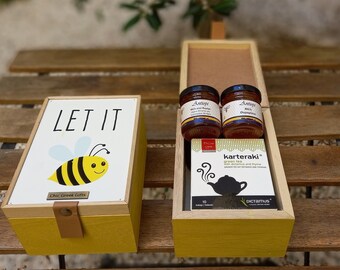 Tea Kit - Tea Gift Box - Gourmet Gift Box - Gift for Grandmother - Herbal Tea Gift - Greek Gift to Send