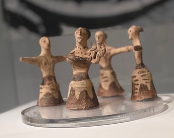 Minoan Dancers Clay Figurines Gift Box - Museum Replica Art