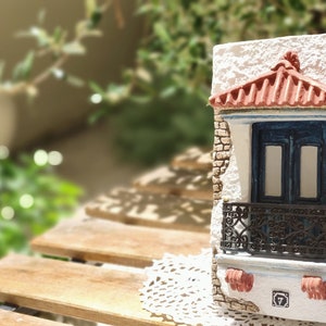 Handmade Ceramic Door &quot;Corfu&quot; - Greek Islands Memorabilia - Doors of Greece - Greek Design Object - Durells in Corfu Inspired Gift to Send