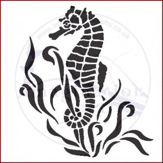 Set 20 Stencil Creature Oceaniche 13x13 Cm - Sirene, Delfini, Stelle Marine Per Decorazioni - Foto 4