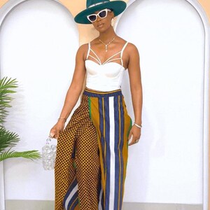 Akuluuno Patchwork Pants Skirt