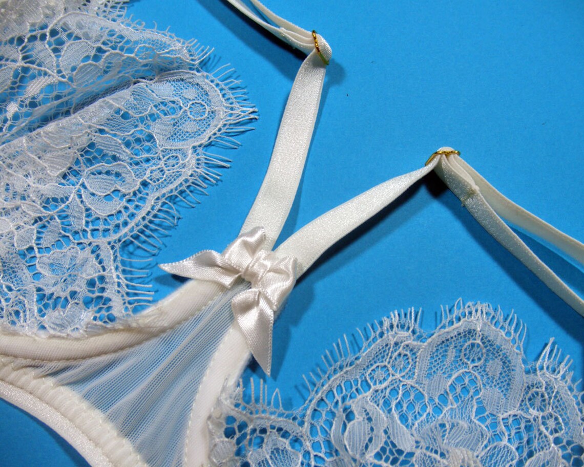 Sexy Bridal Bra Bustier Bra Bridal Top Sheer Bra Wedding Etsy