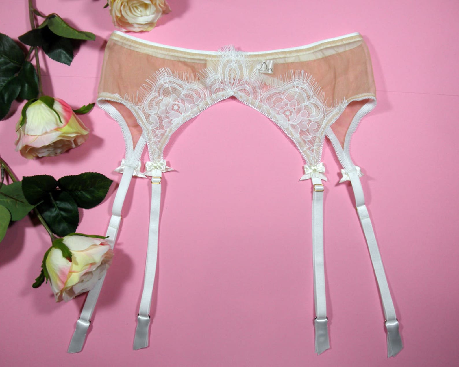 Garter Belt Suspender Belt White Garter Belt Lace Garter Etsy Australia