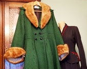 Original Vintage Fur Collar And Matching Cuffs For Your Coat Jacket Suit Goodwood 1940s 40s 30s Art Deco 50s 1950s 1930s