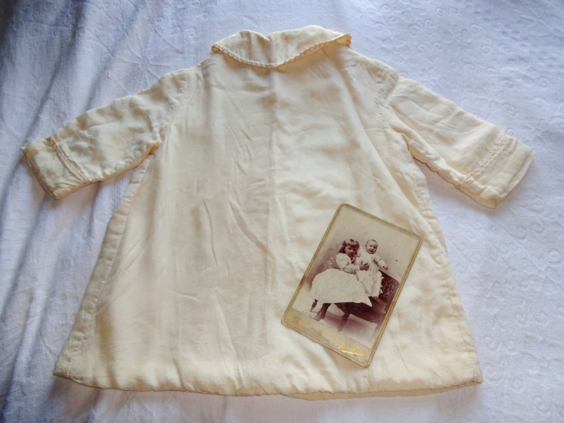 Stunning Museum Quality Antique Babies Ivory Silk Embroidered Christening Baptism Special Occassion Heirloom Coat Edwardian Era Baby/'s Coat
