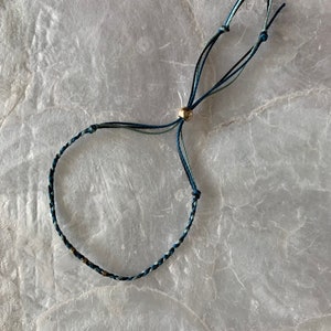 Simple single braided thin braceletThe Sophie Bracelet image 7