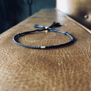 Simple single braided thin braceletThe Sophie Bracelet image 1